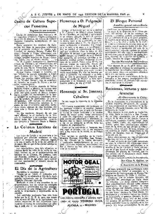 ABC MADRID 09-05-1935 página 42