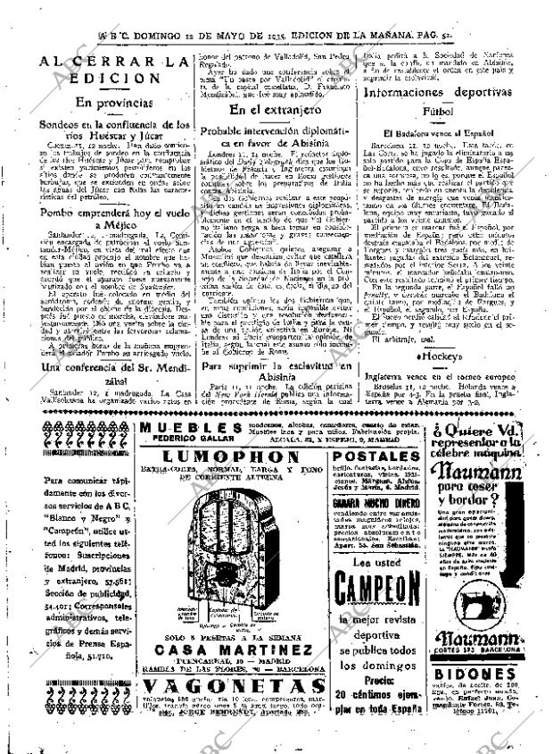 ABC MADRID 12-05-1935 página 50