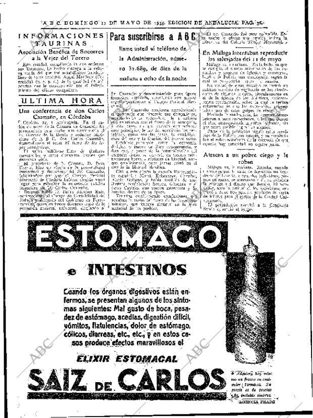 ABC SEVILLA 12-05-1935 página 38