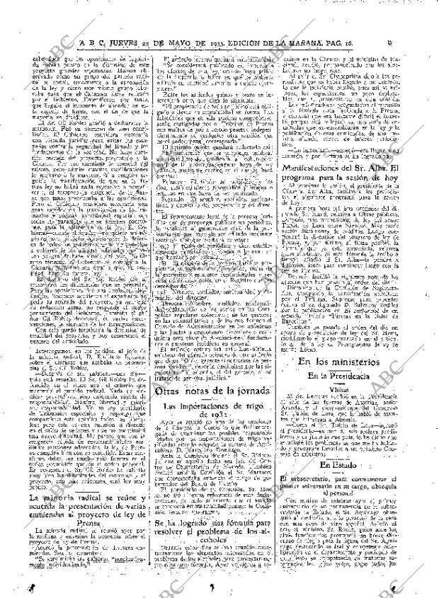 ABC MADRID 23-05-1935 página 16