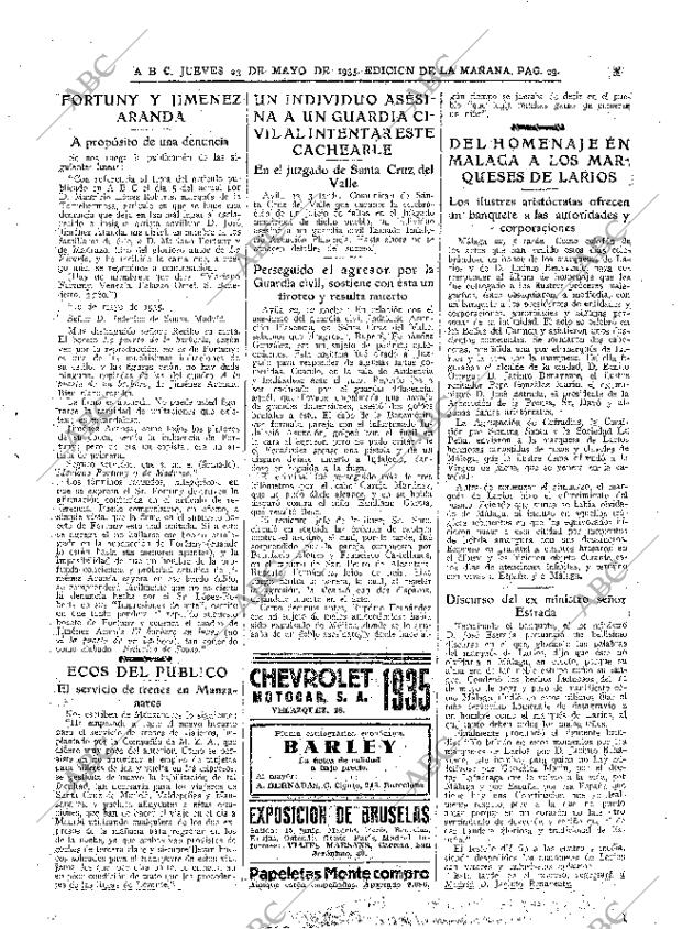 ABC MADRID 23-05-1935 página 29