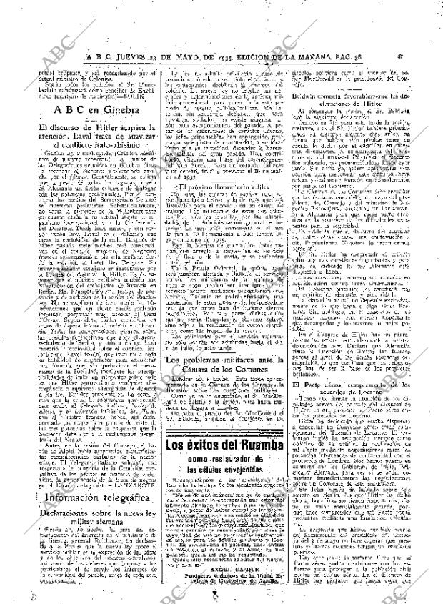 ABC MADRID 23-05-1935 página 36