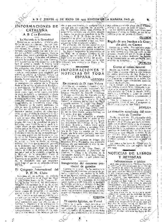 ABC MADRID 23-05-1935 página 38