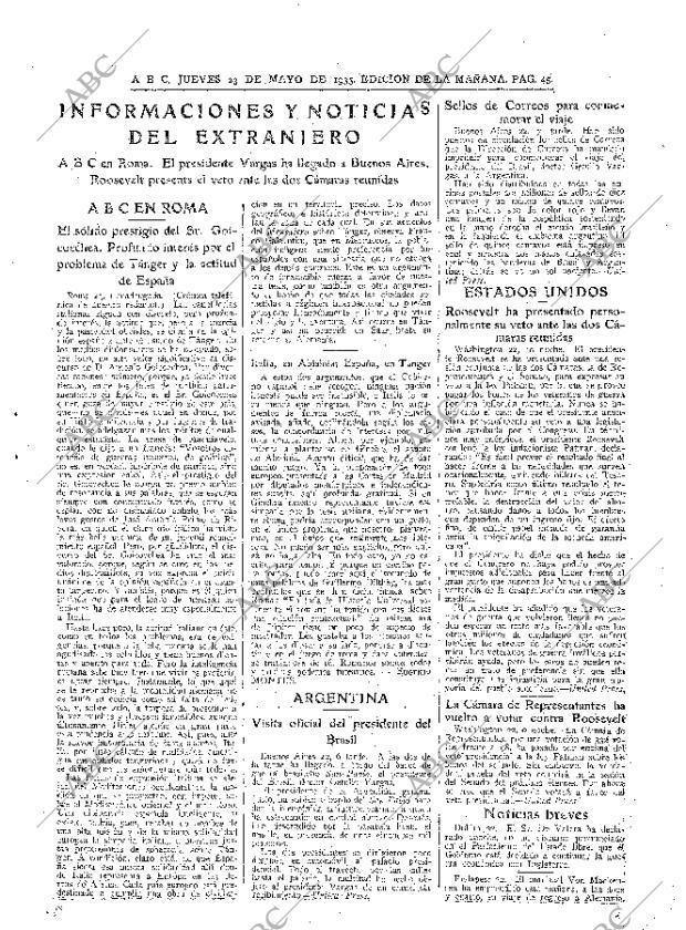 ABC MADRID 23-05-1935 página 45