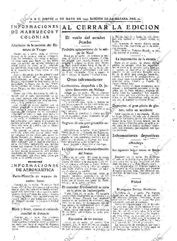 ABC MADRID 23-05-1935 página 50