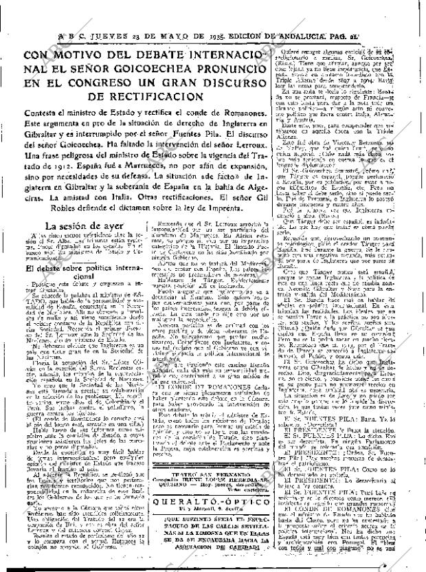 ABC SEVILLA 23-05-1935 página 25