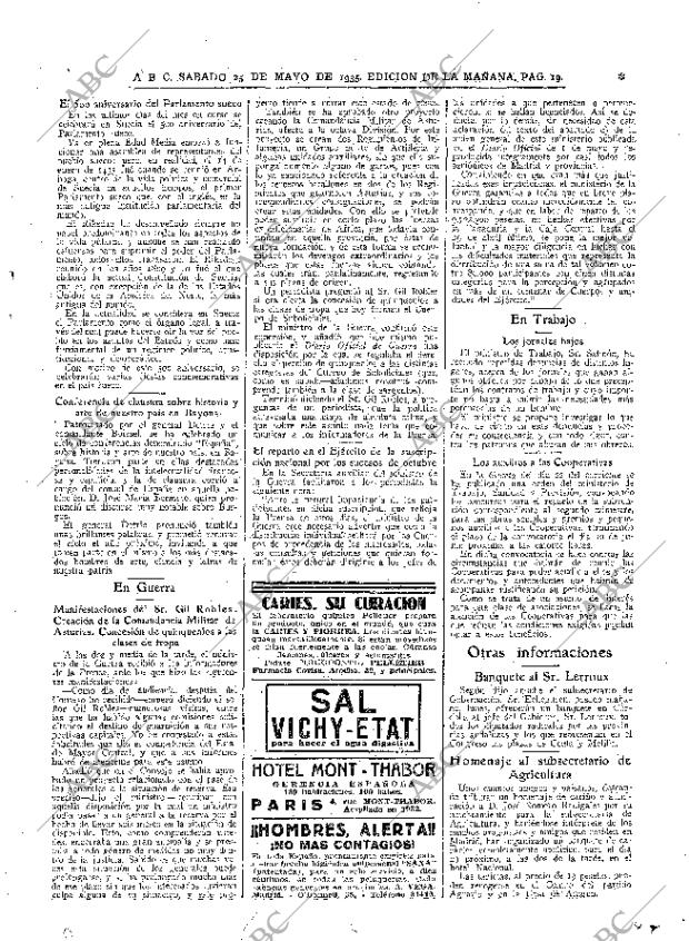 ABC MADRID 25-05-1935 página 19