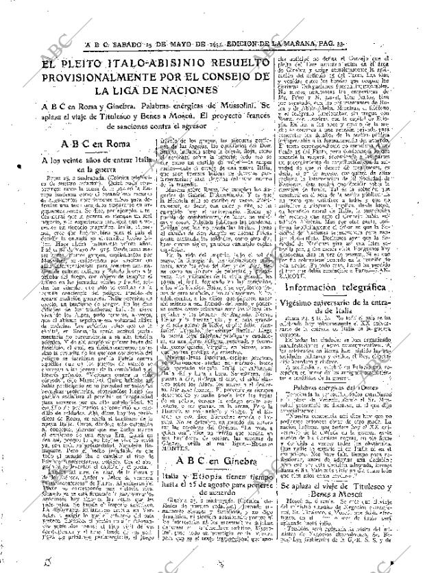 ABC MADRID 25-05-1935 página 33