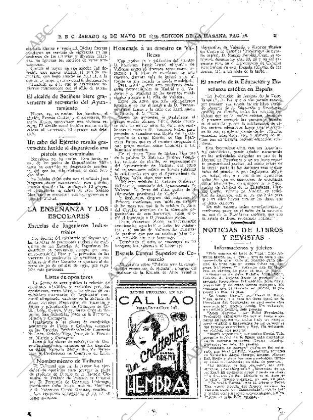 ABC MADRID 25-05-1935 página 36