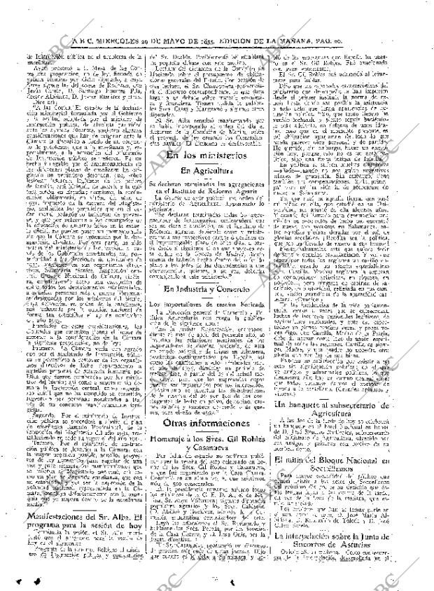 ABC MADRID 29-05-1935 página 20