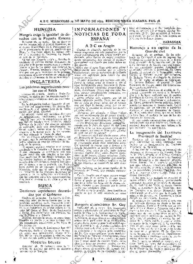 ABC MADRID 29-05-1935 página 38