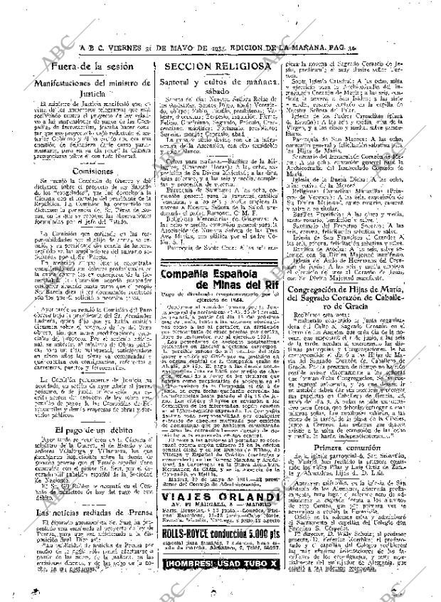 ABC MADRID 31-05-1935 página 34