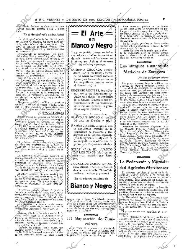 ABC MADRID 31-05-1935 página 45