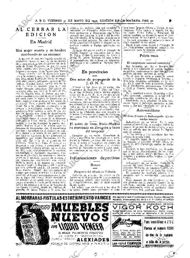 ABC MADRID 31-05-1935 página 52
