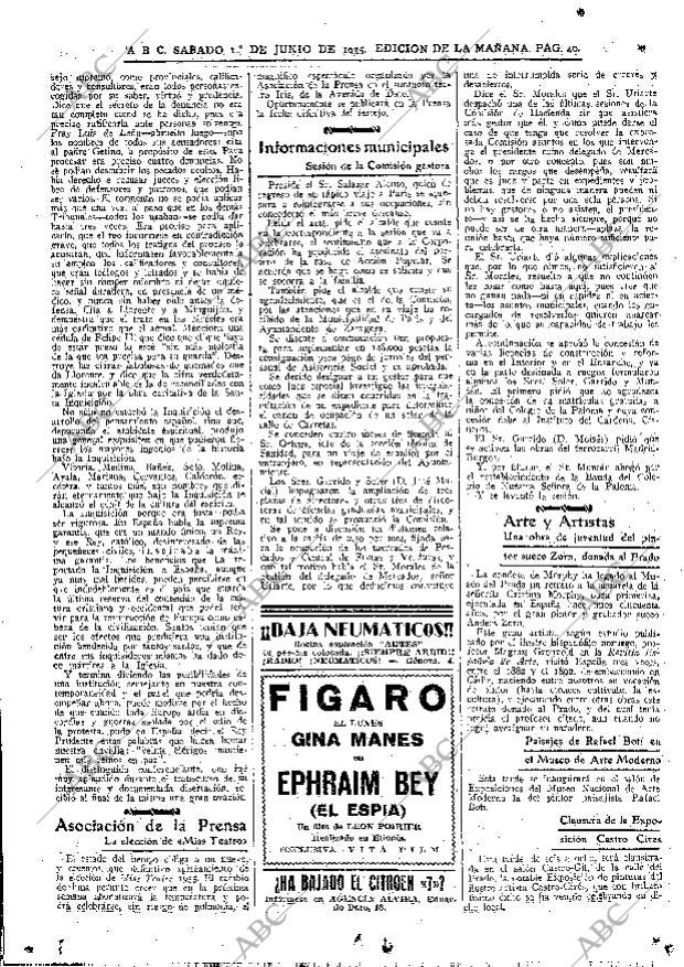 ABC MADRID 01-06-1935 página 40