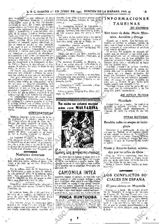 ABC MADRID 01-06-1935 página 43