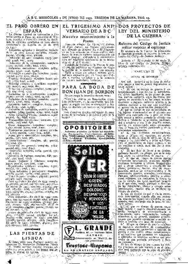 ABC MADRID 05-06-1935 página 23