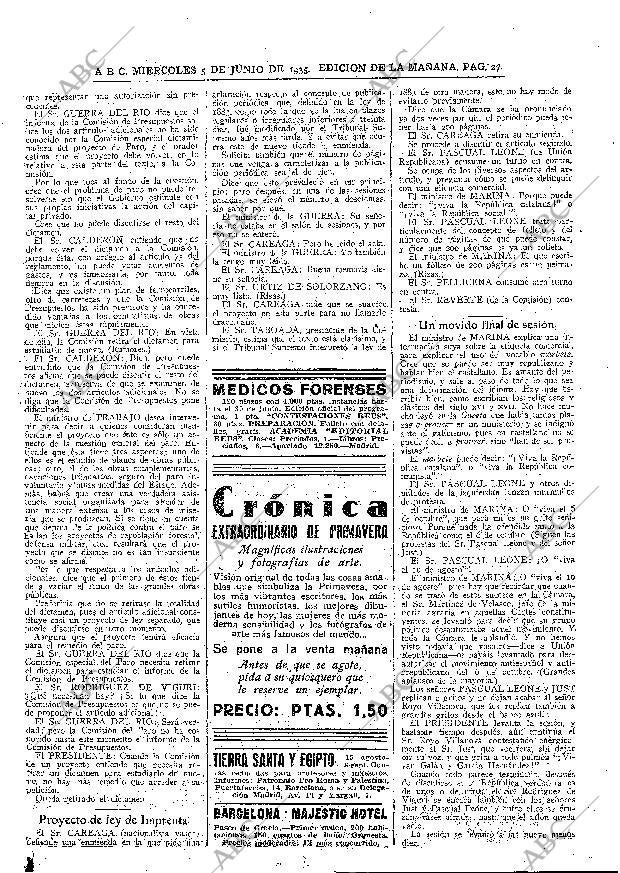 ABC MADRID 05-06-1935 página 27