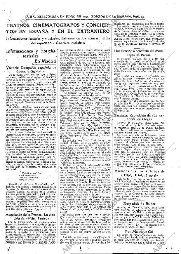 ABC MADRID 05-06-1935 página 45