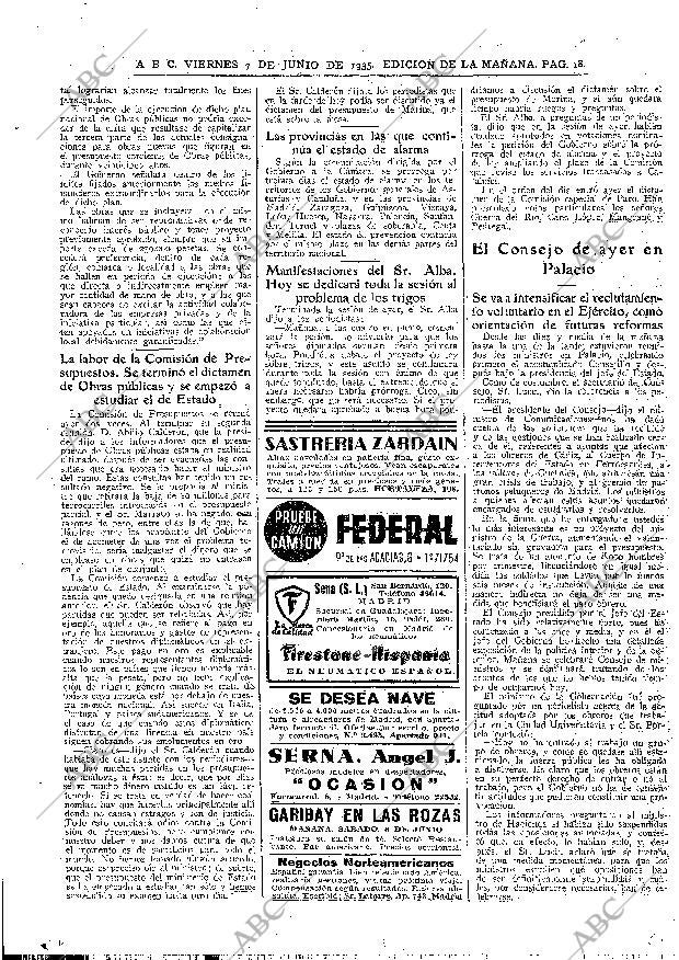 ABC MADRID 07-06-1935 página 18