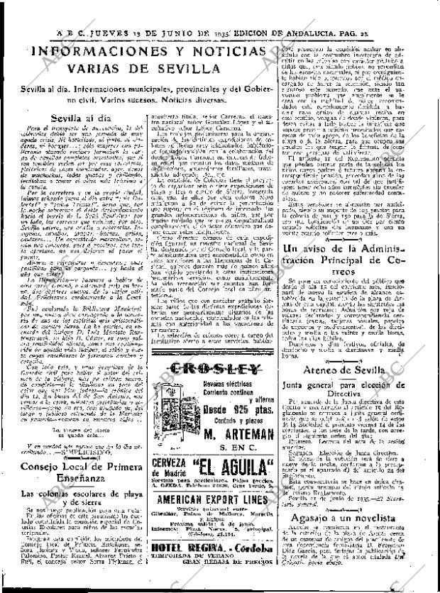 ABC SEVILLA 13-06-1935 página 23