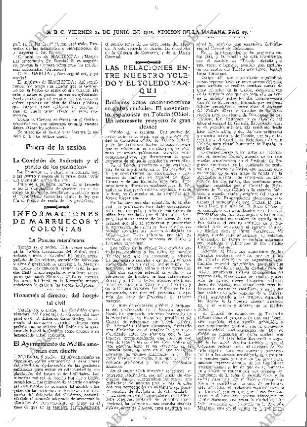 ABC MADRID 14-06-1935 página 27