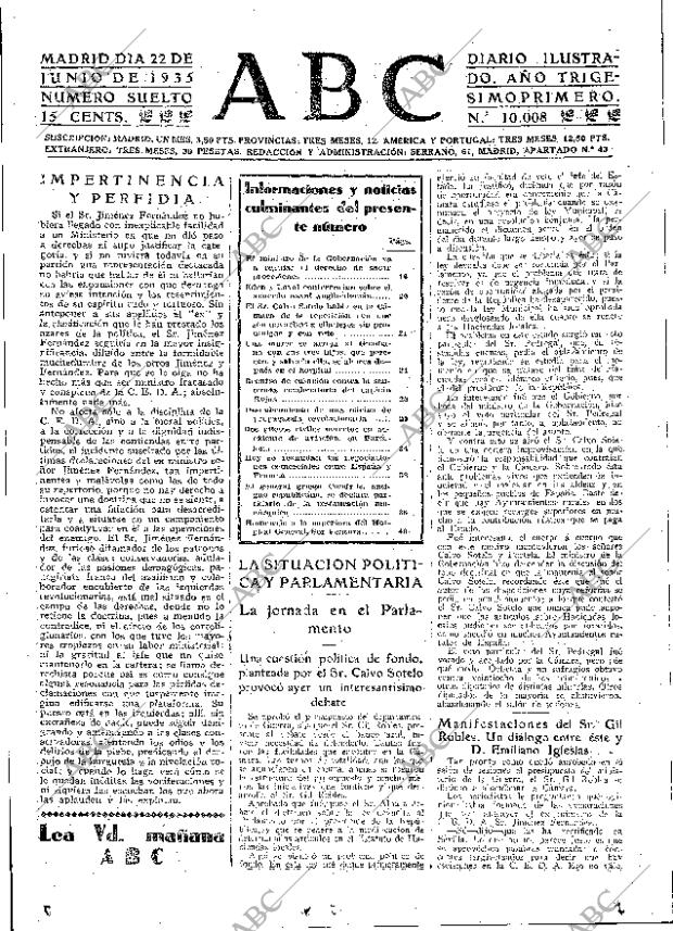 ABC MADRID 22-06-1935 página 15