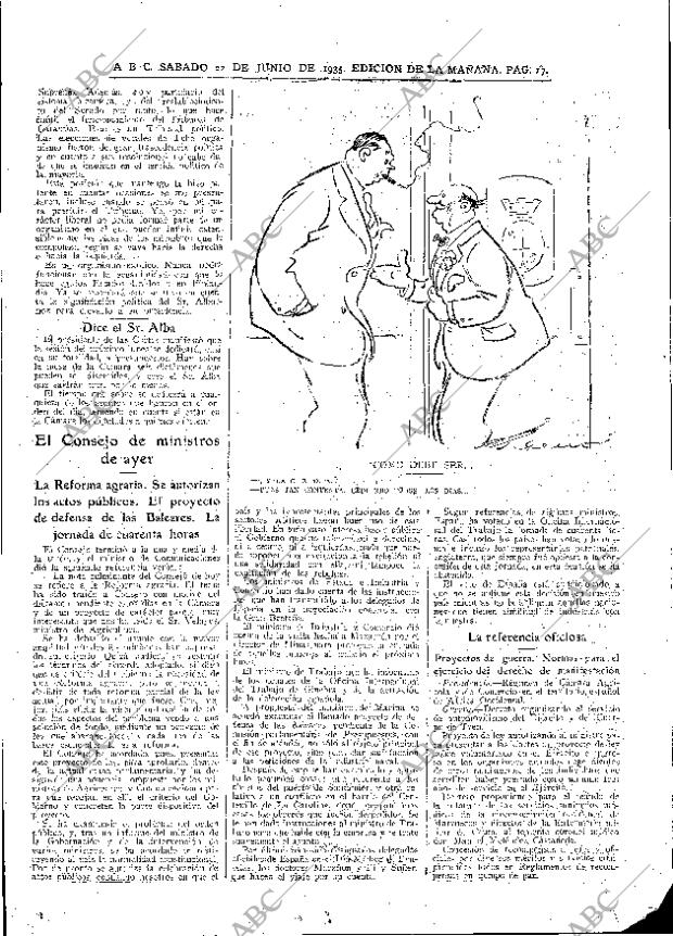 ABC MADRID 22-06-1935 página 17