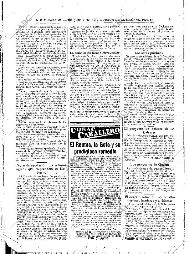 ABC MADRID 22-06-1935 página 18