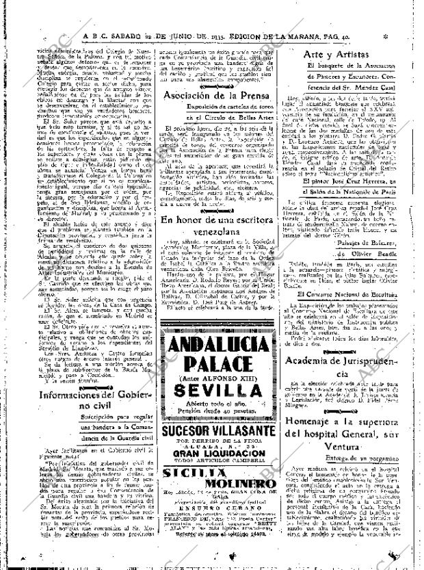 ABC MADRID 22-06-1935 página 40