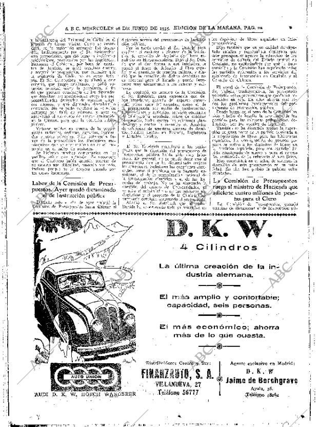 ABC MADRID 26-06-1935 página 22