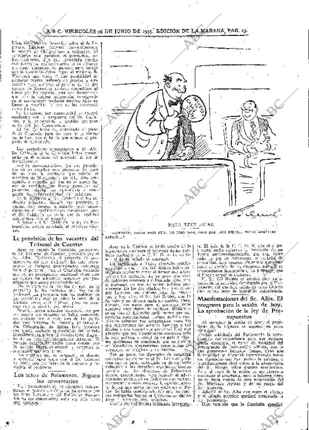 ABC MADRID 26-06-1935 página 23
