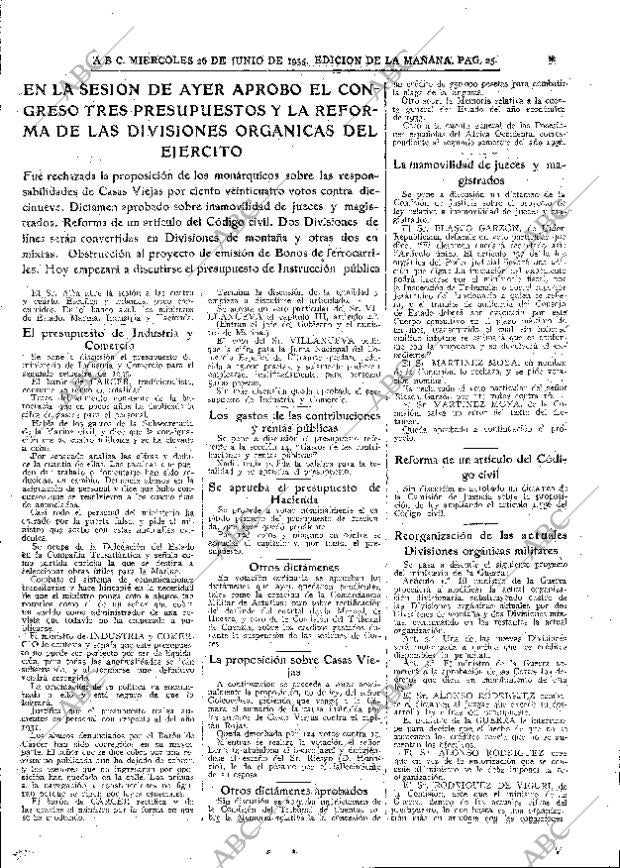ABC MADRID 26-06-1935 página 25