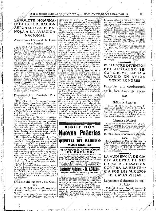 ABC MADRID 26-06-1935 página 28
