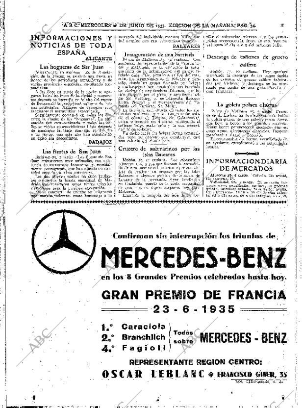 ABC MADRID 26-06-1935 página 34
