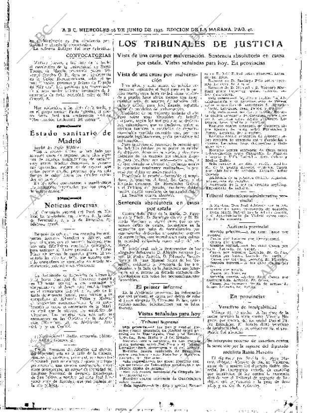 ABC MADRID 26-06-1935 página 40