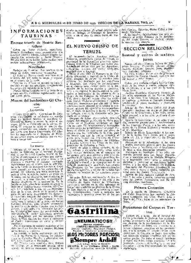 ABC MADRID 26-06-1935 página 41
