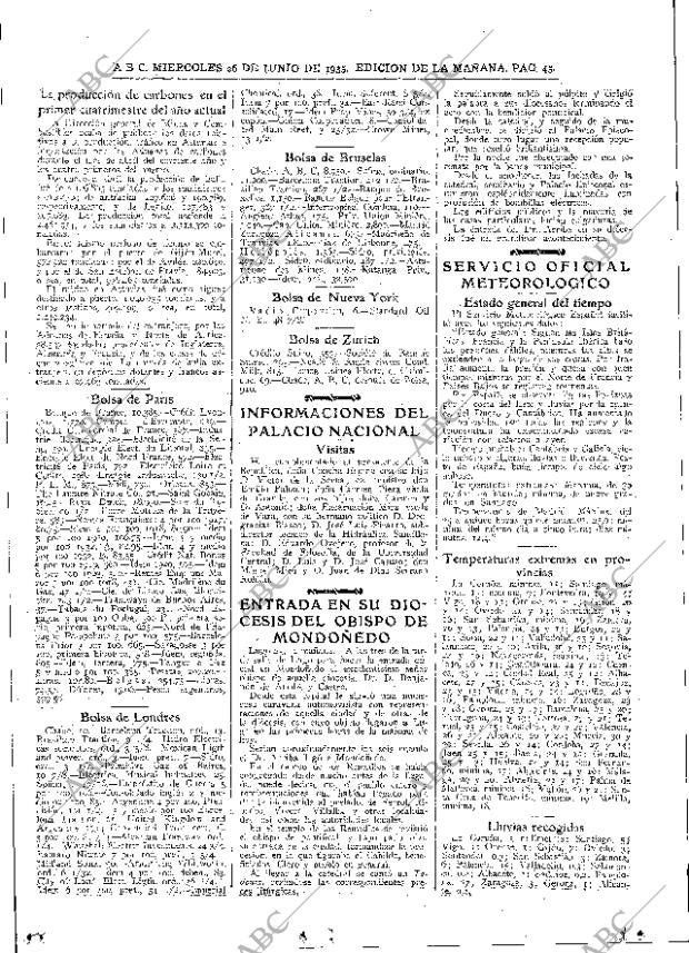 ABC MADRID 26-06-1935 página 45