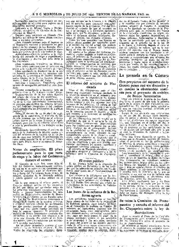 ABC MADRID 03-07-1935 página 20