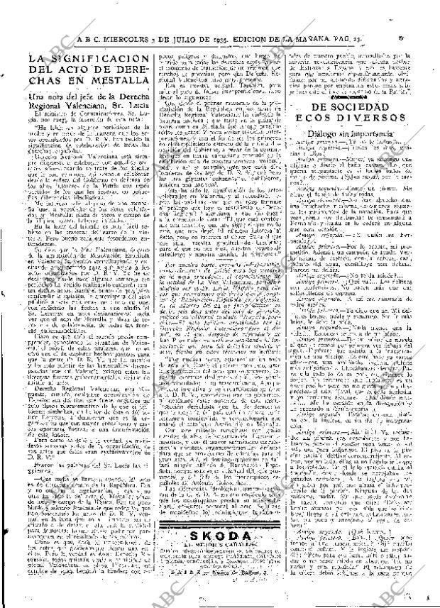 ABC MADRID 03-07-1935 página 23