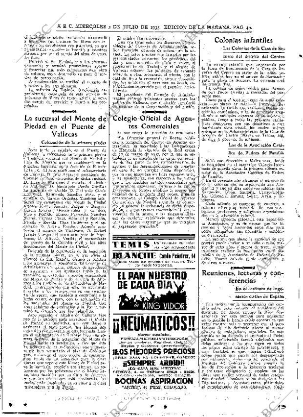 ABC MADRID 03-07-1935 página 40