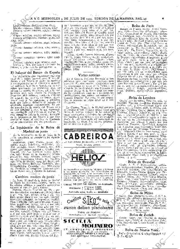 ABC MADRID 03-07-1935 página 45