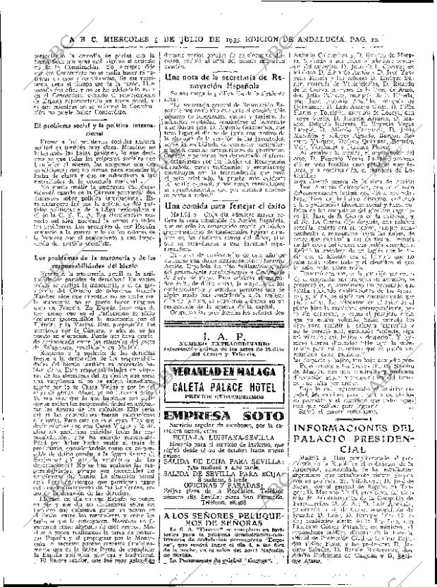 ABC SEVILLA 03-07-1935 página 20