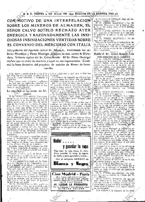 ABC MADRID 04-07-1935 página 25