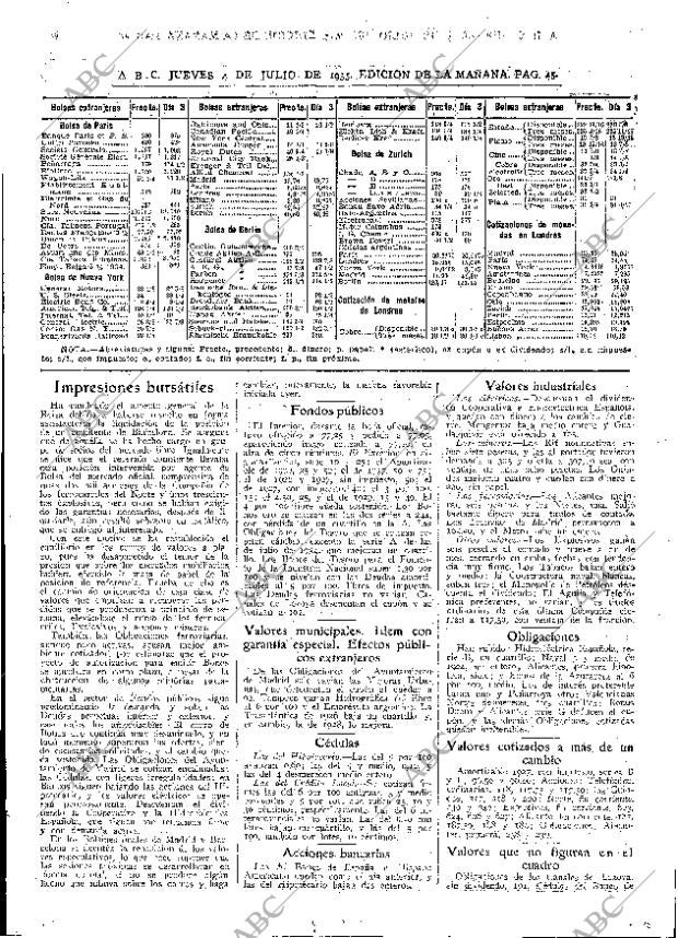 ABC MADRID 04-07-1935 página 45