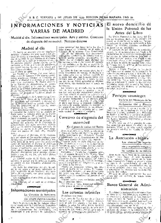 ABC MADRID 05-07-1935 página 39