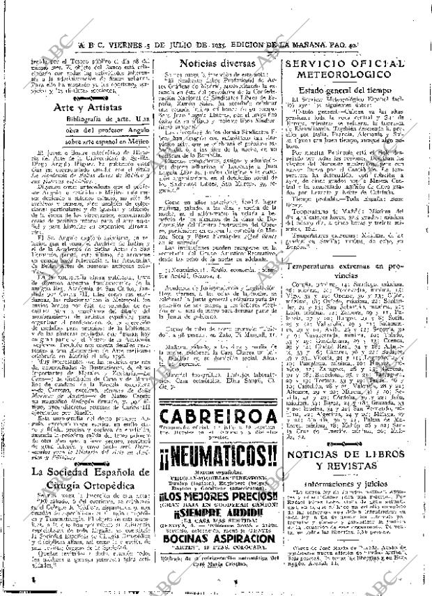 ABC MADRID 05-07-1935 página 40