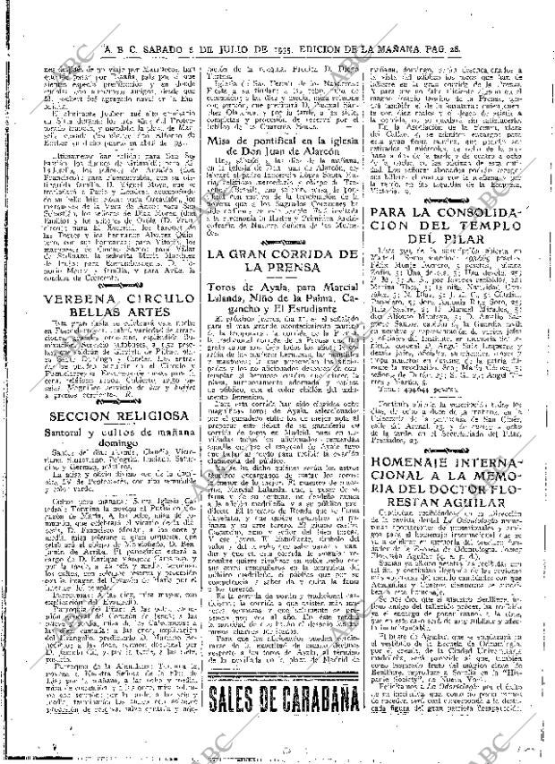 ABC MADRID 06-07-1935 página 28