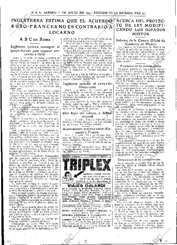 ABC MADRID 06-07-1935 página 31