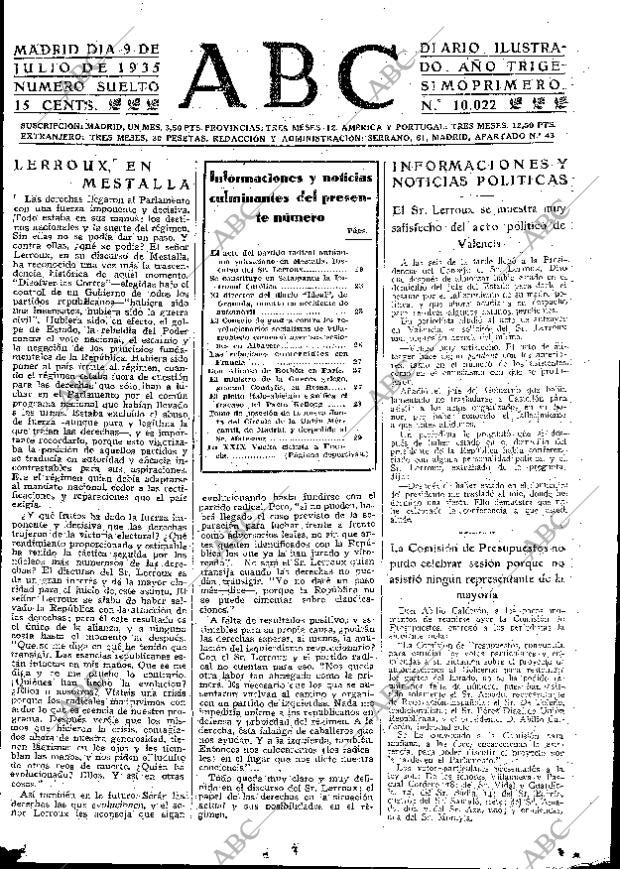 ABC MADRID 09-07-1935 página 15